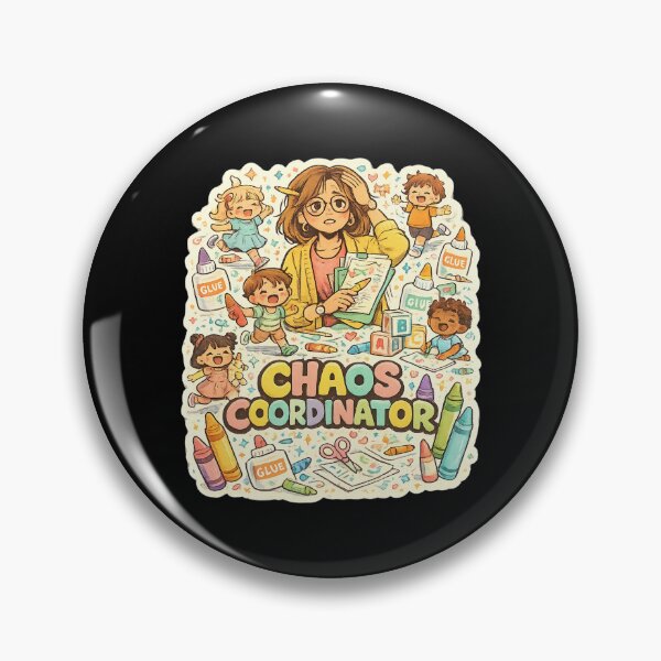Item preview, Chaos Coordinator Preschool Teacher Sticker | Funny Daycare Teacher Gift | Cute Early Childhood Educator Design designed and sold by FestivityFinds.