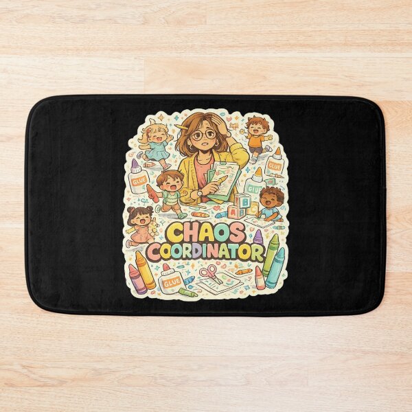 Item preview, Chaos Coordinator Preschool Teacher Sticker | Funny Daycare Teacher Gift | Cute Early Childhood Educator Design designed and sold by FestivityFinds.