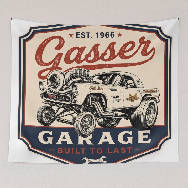 Item preview, Supercharged War Bird Gasser Garage designed and sold by castillomiami.