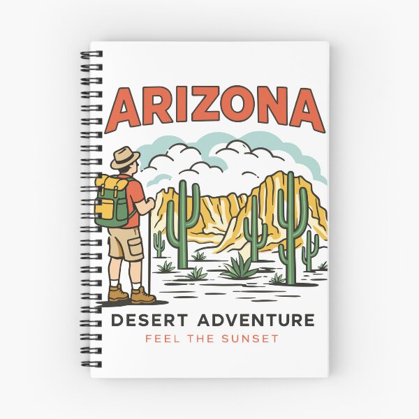 Item preview, Arizona Desert Adventure Hiker Poster designed and sold by Matinez Pink.
