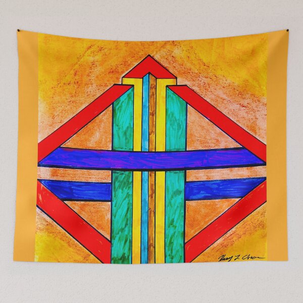 Item preview, Elevation in Red designed and sold by Haxson37art.