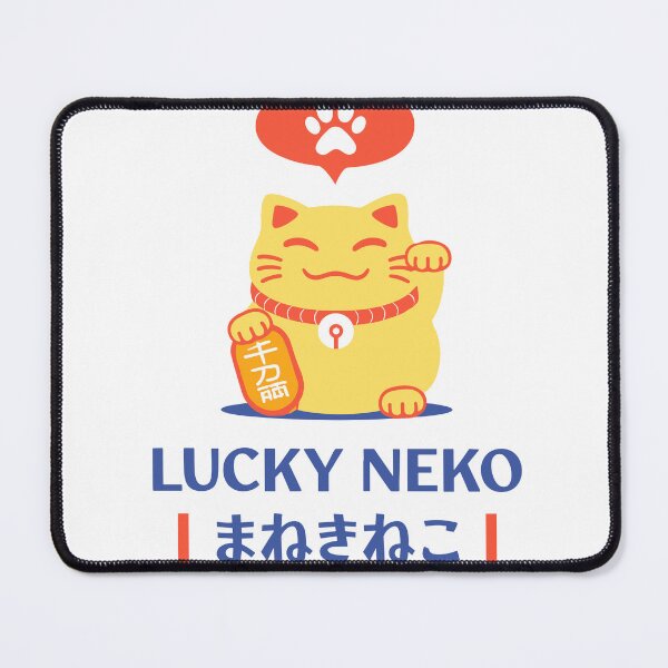 Item preview, Lucky Neko Paw Speech Bubble Poster designed and sold by Matinez Pink.