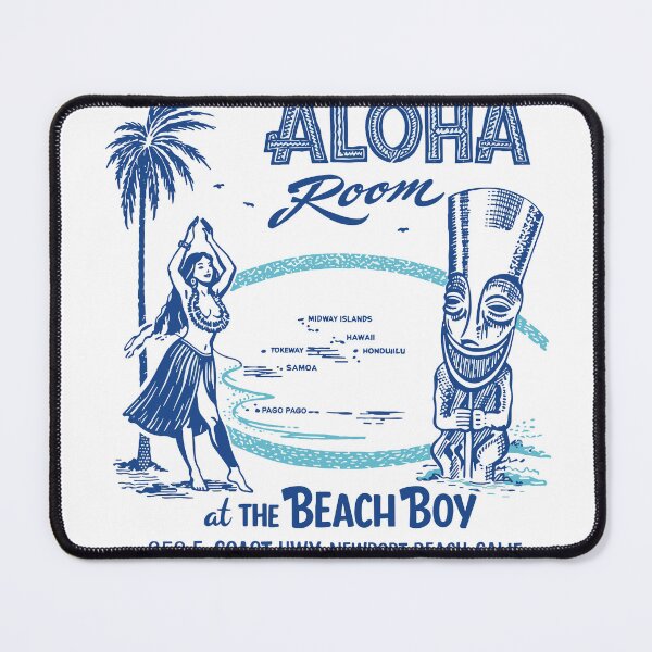 Item preview, Hawaiian Aloha Room Tiki & Hula Dancer Poster designed and sold by Matinez Pink.