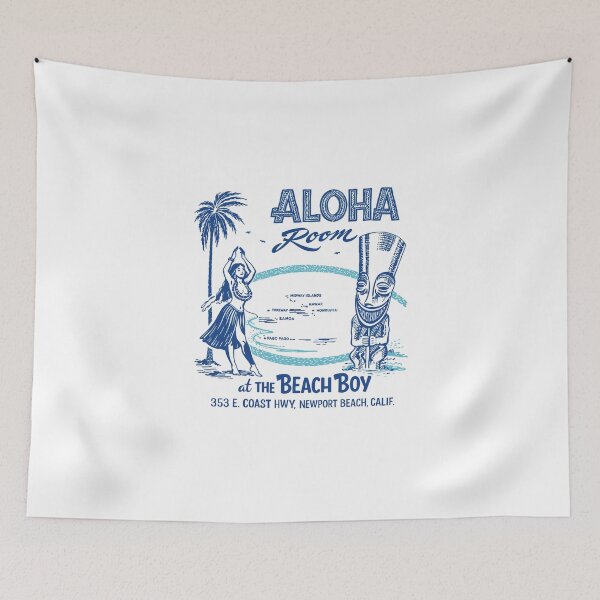 Item preview, Hawaiian Aloha Room Tiki & Hula Dancer Poster designed and sold by Matinez Pink.
