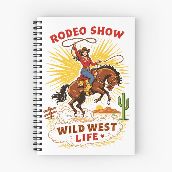 Item preview, Wild West Rodeo Show Cowgirl Poster designed and sold by Matinez Pink.