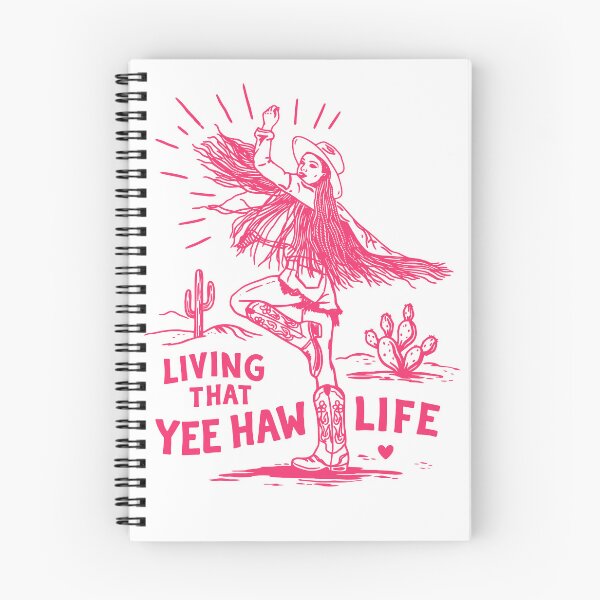 Item preview, Living That Yee Haw Life Dancing Cowgirl Poster designed and sold by Matinez Pink.