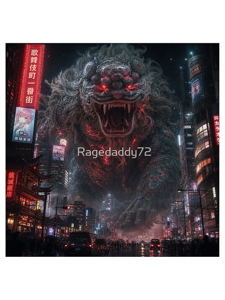 Thumbnail 3 of 3, Scarf, THE BEAST designed and sold by Ragedaddy72.