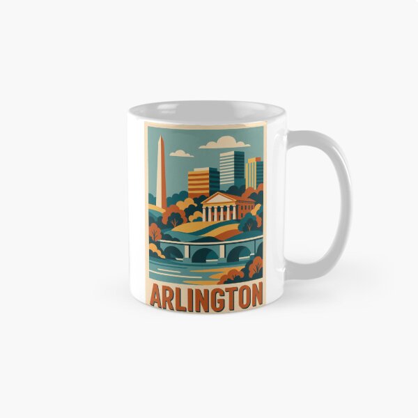Item preview, Retro Pop Art Poster Illustration of Arlington | Bold AT&T Stadium, Globe Life Field & Entertainment District | Vintage Texas Wall Art Decor designed and sold by PaintedPixels01.