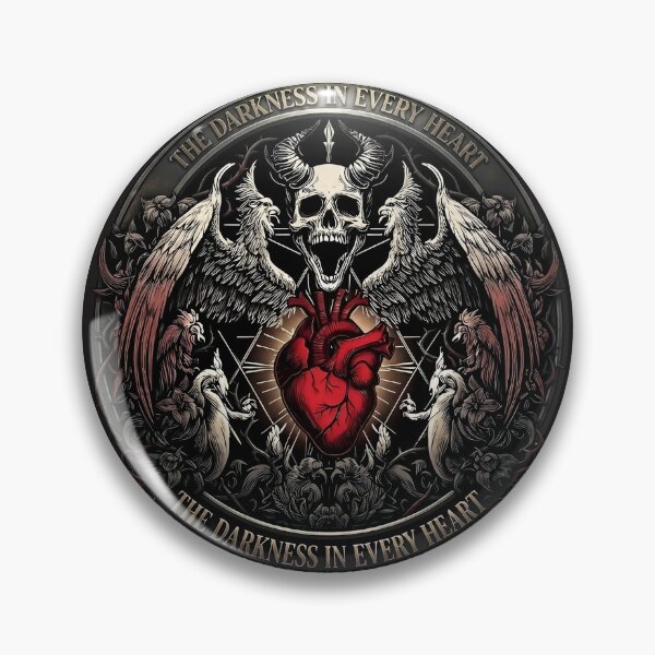 Item preview, Darkness Shadow Every Heart Emblem designed and sold by Voodoo Store Paranormal Collections.