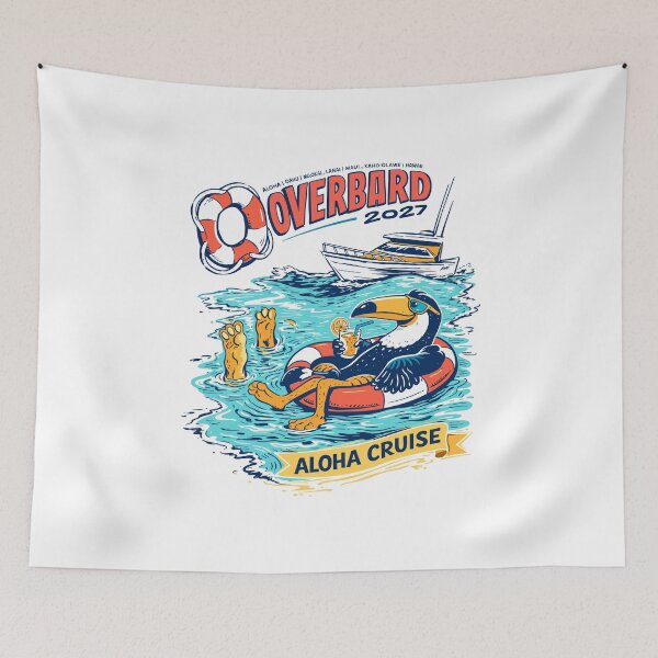 Item preview, Aloha Cruise Toucan Floating On Water Poster designed and sold by Matinez Pink.