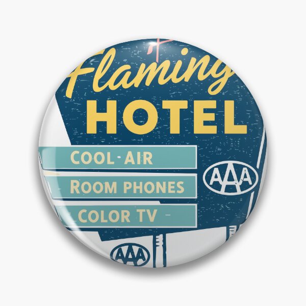 Item preview, Vintage Flamingo Hotel Neon Sign Poster designed and sold by Matinez Pink.