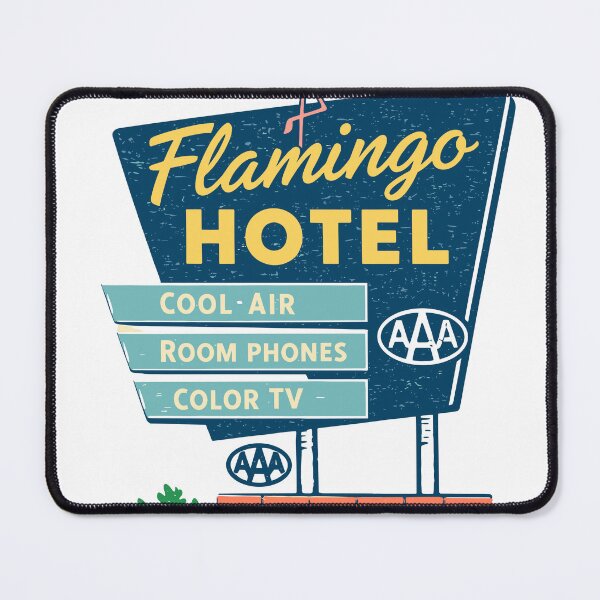 Item preview, Vintage Flamingo Hotel Neon Sign Poster designed and sold by Matinez Pink.