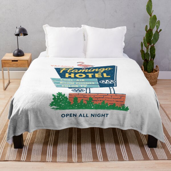 Item preview, Vintage Flamingo Hotel Neon Sign Poster designed and sold by Matinez Pink.