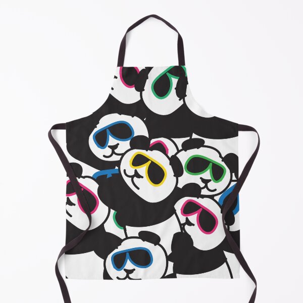 Item preview, Sunglass wearing cool panda animal print pattern designed and sold by fluffyfamcraft.