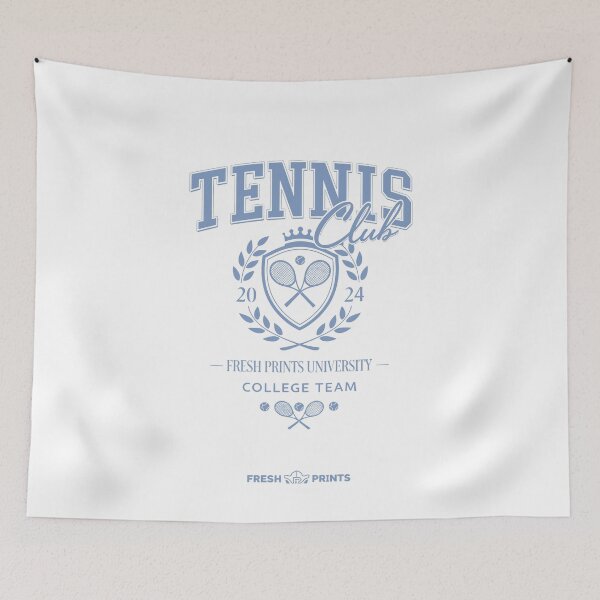 Item preview, Fresh Prints Tennis Club University Crest Poster designed and sold by Matinez Pink.