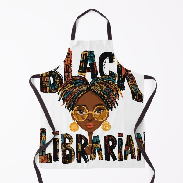 Item preview, Black Librarian African print text Design designed and sold by RichardRags.