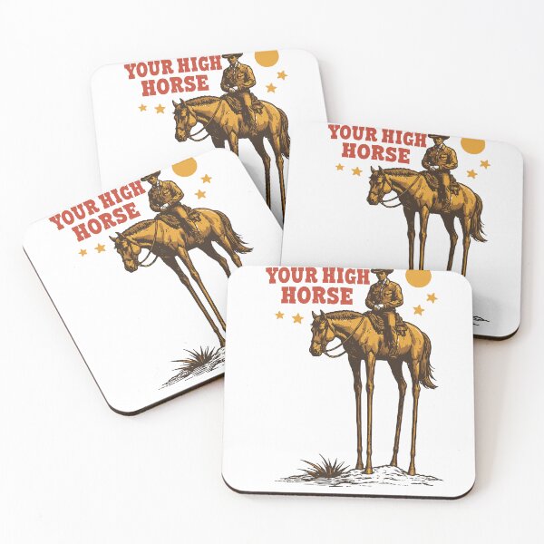 Item preview, Get Off Your High Horse Long Legged Horse Poster designed and sold by Matinez Pink.