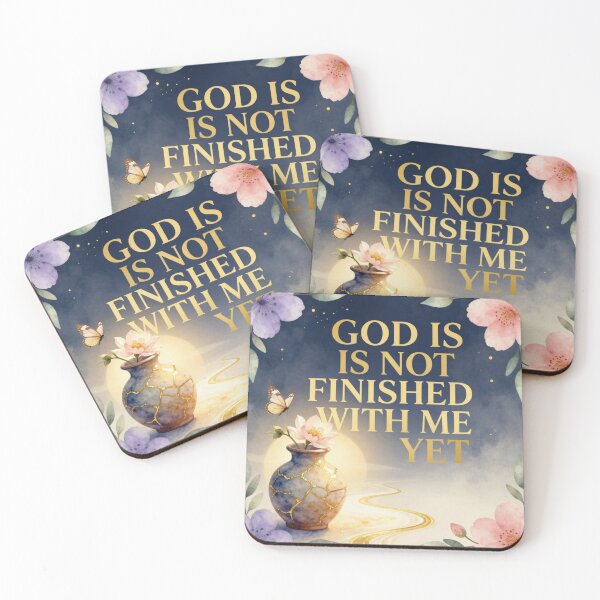 Item preview, God Is Not Finished With Me Yet designed and sold by Fresh Starts.
