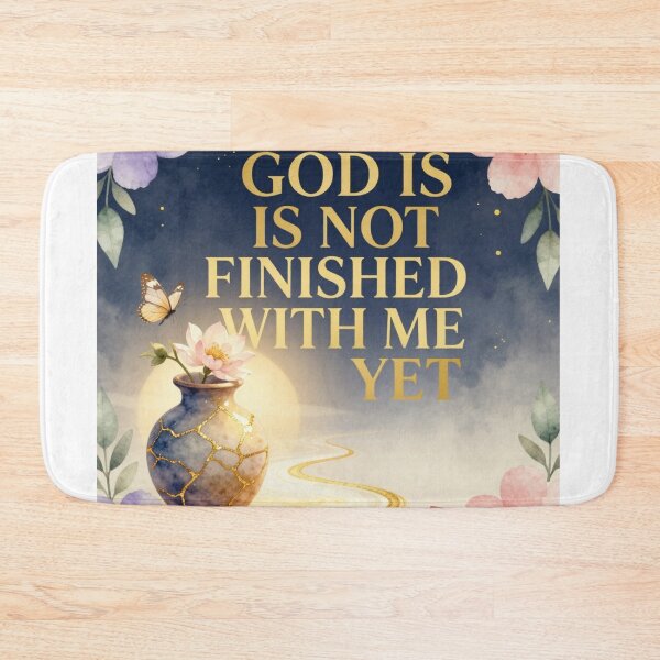 Item preview, God Is Not Finished With Me Yet designed and sold by Fresh Starts.
