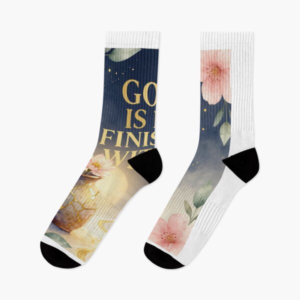 Item preview, God Is Not Finished With Me Yet designed and sold by Fresh Starts.