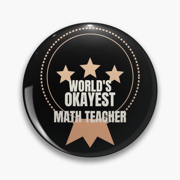 Item preview, Worlds Okayest Math Teacher Funny Gift designed and sold by The Cozy Design Studio.