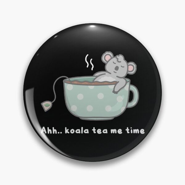 Item preview, Koalatea Funny Koala In Teacup Hot Beverage Pun designed and sold by PBandDoodlese.