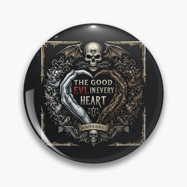 Item preview, Heart Wings Skull Raven Bone designed and sold by Voodoo Store Paranormal Collections.