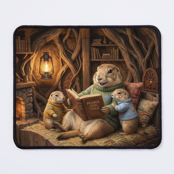 Item preview, Prairie Dog Mom Reads to Her Young Ones designed and sold by Tridentulus.