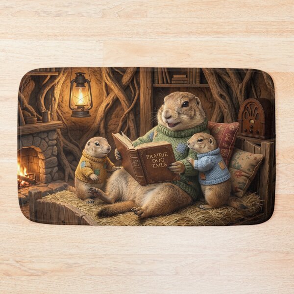 Item preview, Prairie Dog Mom Reads to Her Young Ones designed and sold by Tridentulus.