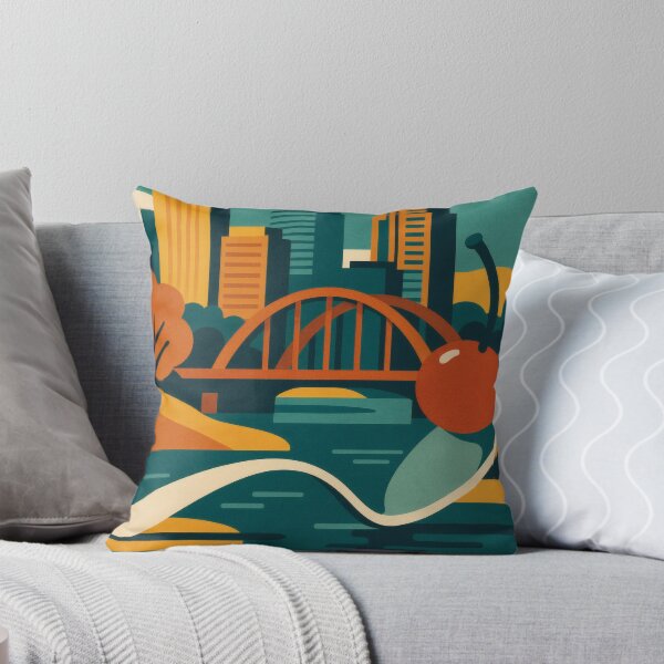 Item preview, Retro Pop Art Poster Illustration of Minneapolis | Bold Downtown Skyline, Stone Arch Bridge & Mississippi River Design | Vintage Minnesota Wall Art Decor designed and sold by PaintedPixels01.