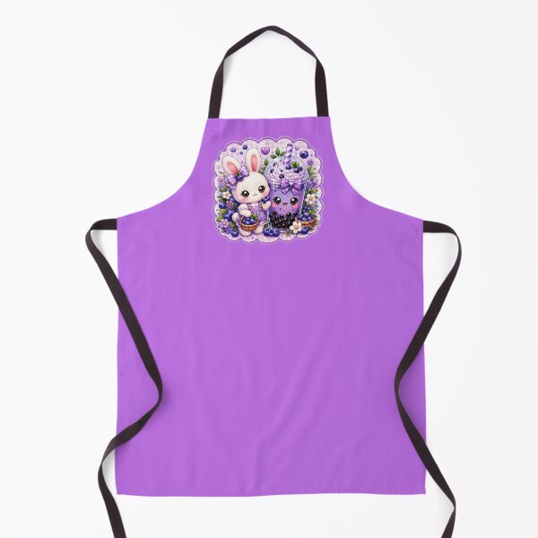 Item preview, Kawaii Blueberry Boba Bunny – Cute Bubble Tea Rabbit Purple Aesthetic Art designed and sold by ALH Apparel.