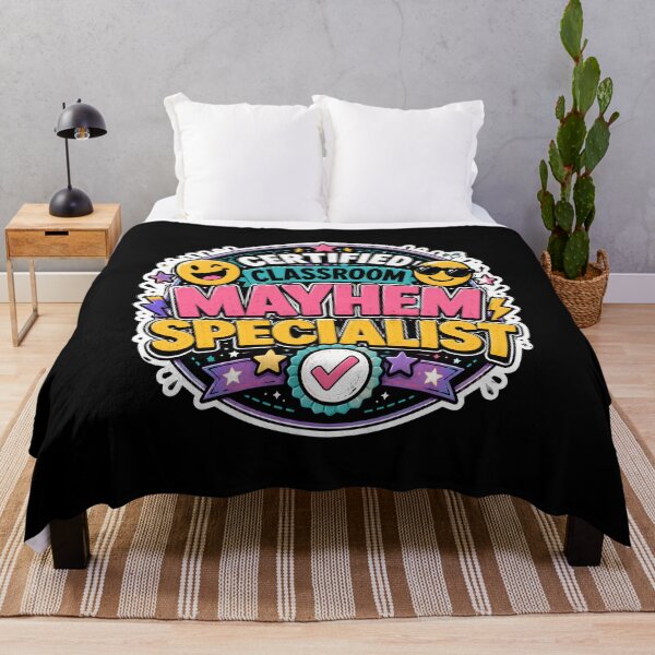 Item preview, Certified Classroom Mayhem Specialist Shirt | Funny Teacher Gift | Retro Classroom Humor T-Shirt designed and sold by FestivityFinds.