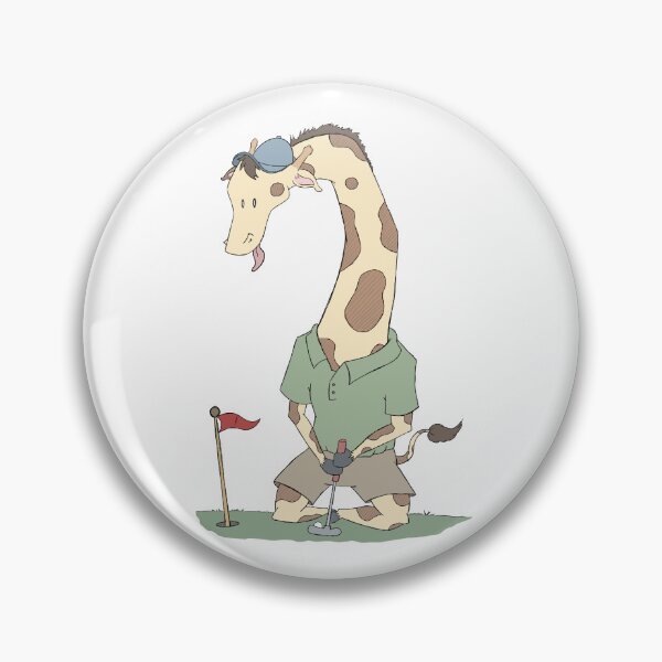 Artikelvorschau, Golfende Giraffe entworfen und verkauft von Random-Store88.