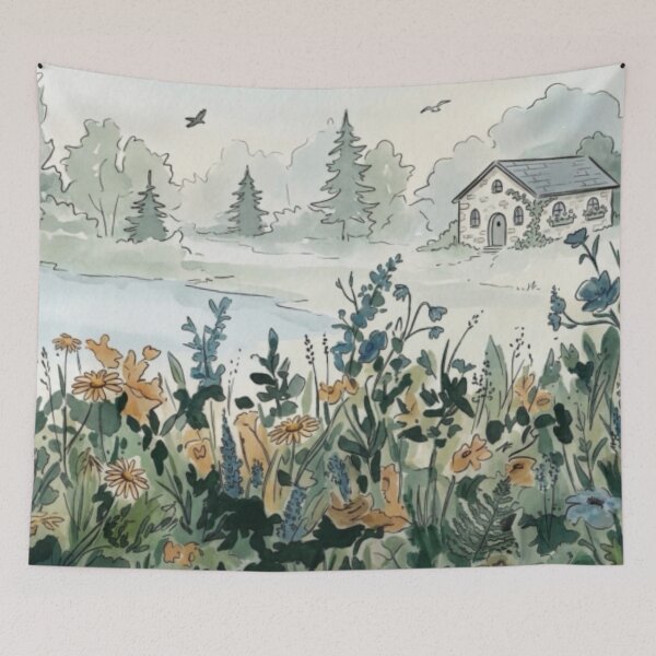 Item preview, Flower Field  designed and sold by erimedle.