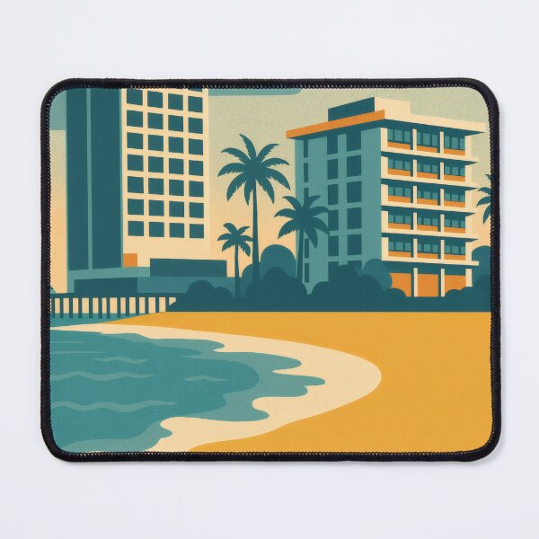 Item preview, Retro Pop Art Poster Illustration of Virginia Beach | Bold Oceanfront Boardwalk, Atlantic Coast & Coastal Skyline | Vintage Virginia Wall Art Decor designed and sold by PaintedPixels01.