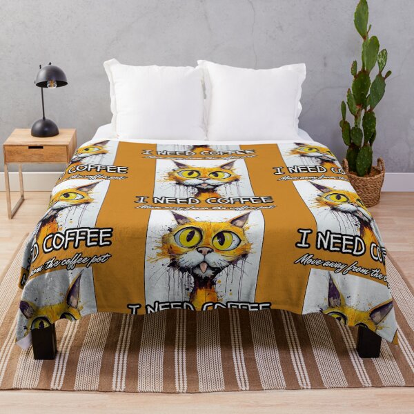 Item preview, Move Away From The Coffee Pot I need Coffee cute Cat designed and sold by Lovemountain.