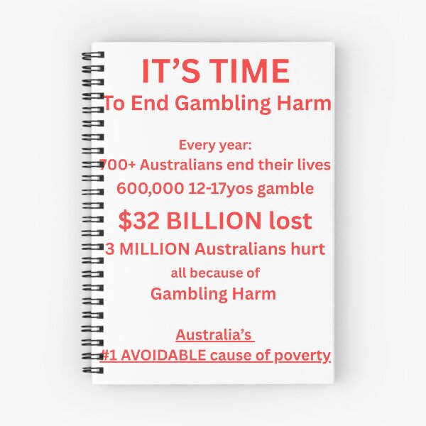 Item preview, Gambling harm data back tshirt designed and sold by GHLEEoz.
