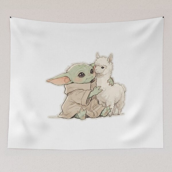 Item preview, BABY YODA ALPACA designed and sold by LIS AND MELIVERSO.