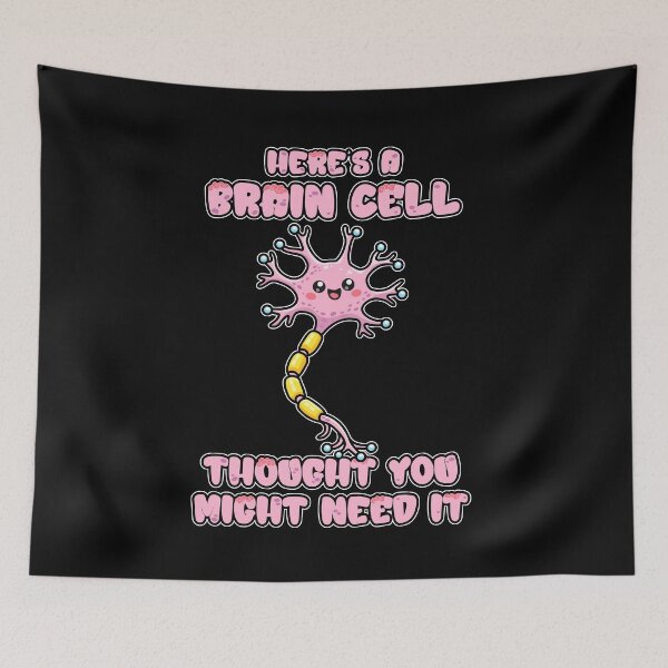 Item preview, Funny brain cell design – sarcastic brain cell gift (on dark colors) designed and sold by messy-nessie.
