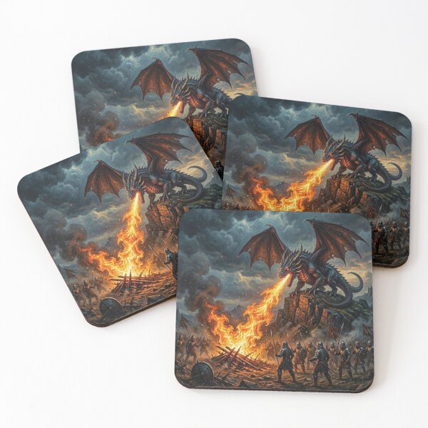Item preview, Fire-Breathing Dragon Battle T-Shirt | Fantasy Dragon Tee designed and sold by us2014-sikan.