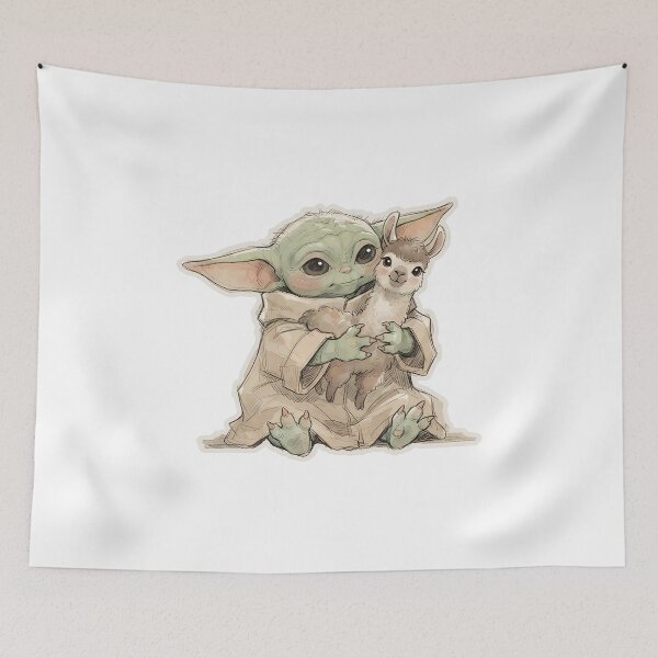 Item preview, BABY YODA LLAMA designed and sold by LIS AND MELIVERSO.
