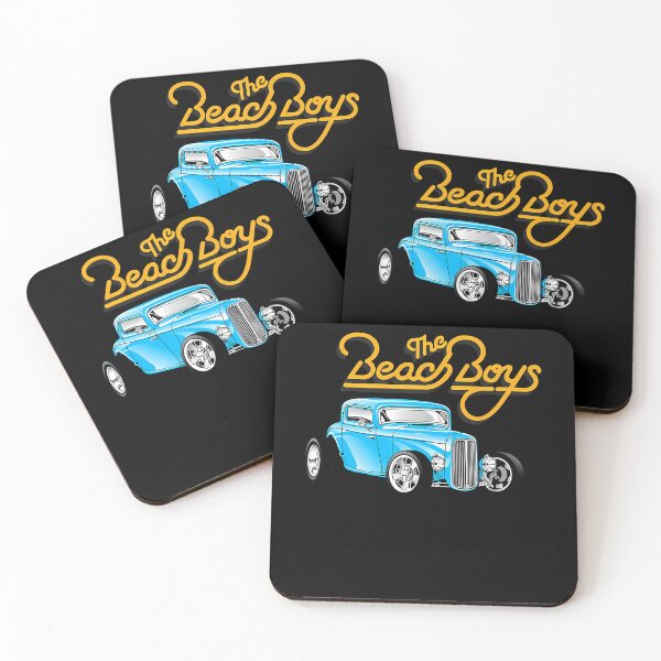 Item preview, Beach Boys Blue Hot Rod Coupe Yellow Script designed and sold by Meda2.