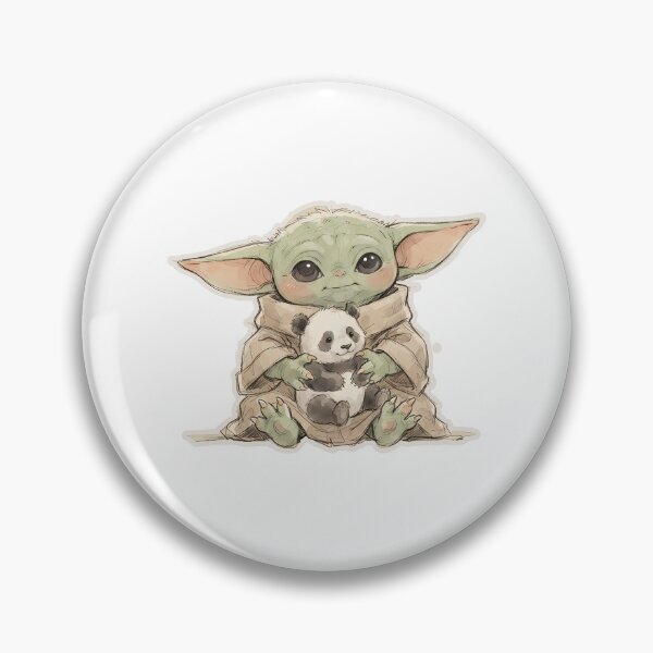 Item preview, BABY YODA GIANT PANDA designed and sold by LIS AND MELIVERSO.