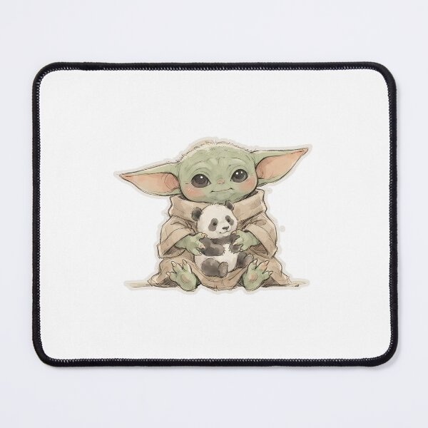 Item preview, BABY YODA GIANT PANDA designed and sold by LIS AND MELIVERSO.