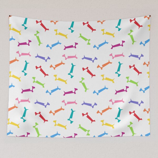 Item preview, Rainbow Sausage Dogs designed and sold by doxiedigitaltsv.