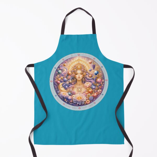 Item preview, Celestial Cosmic Goddess | Art Nouveau Universe & Lotus Fantasy designed and sold by sunbowjp stadio.