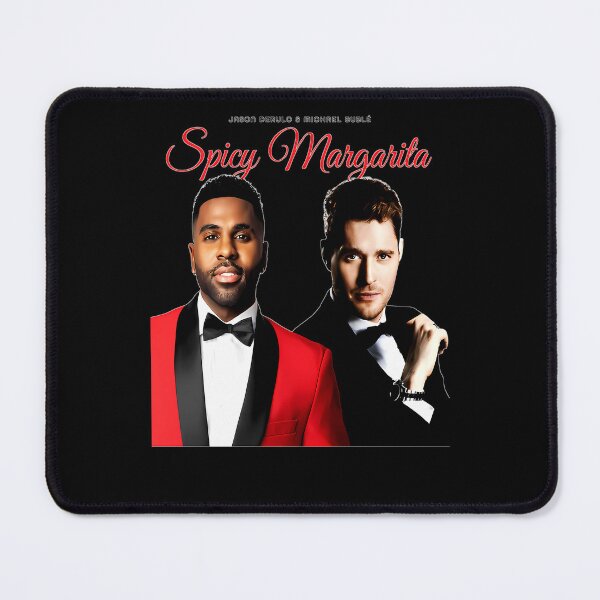Item preview, Two Men In Tuxedos Red Black Suit Portrait designed and sold by GreenBubIe.