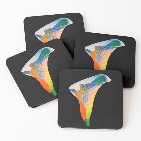 Item preview, Modern Abstract Calla Lily | Vibrant Halftone Botanical Floral Art designed and sold by Swedeprep.