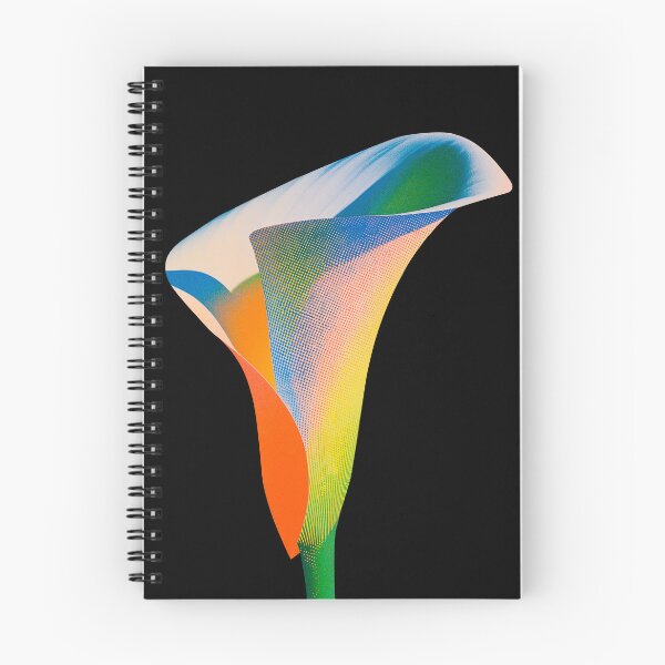 Item preview, Modern Abstract Calla Lily | Vibrant Halftone Botanical Floral Art designed and sold by Swedeprep.