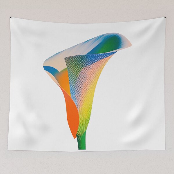Item preview, Modern Abstract Calla Lily | Vibrant Halftone Botanical Floral Art designed and sold by Swedeprep.
